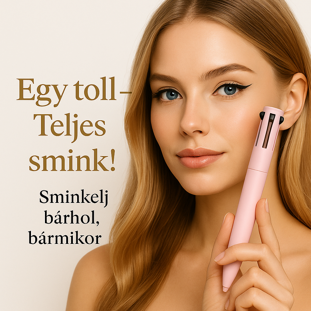 Egy toll – teljes smink felirat